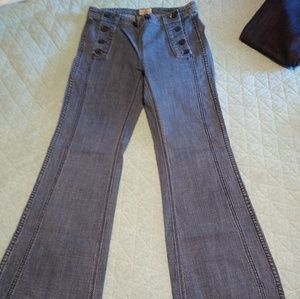 Free People slim bell bottom jeans
